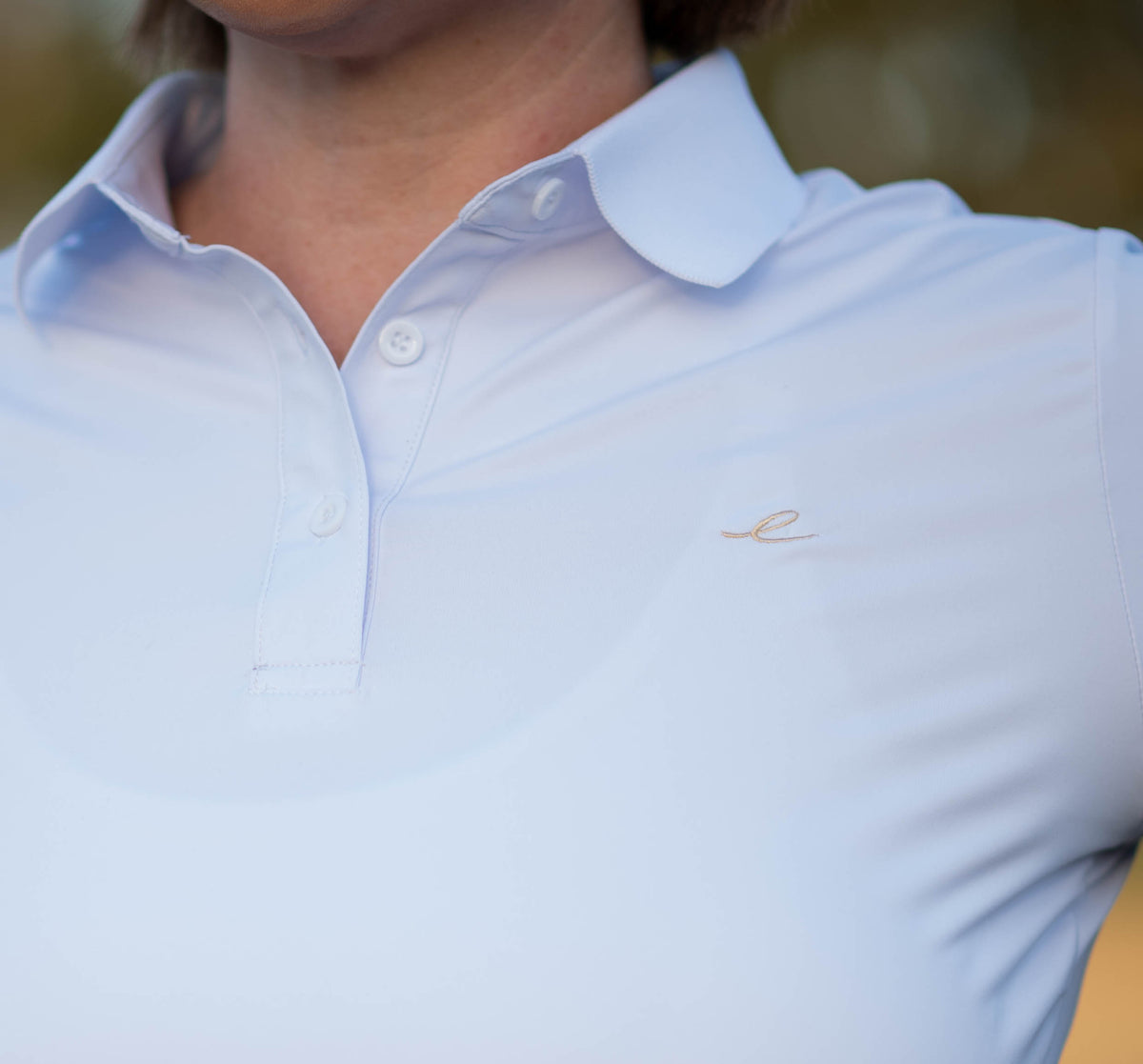 Signature Polo — Sage & White