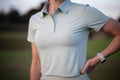 Signature Polo — Sage & White